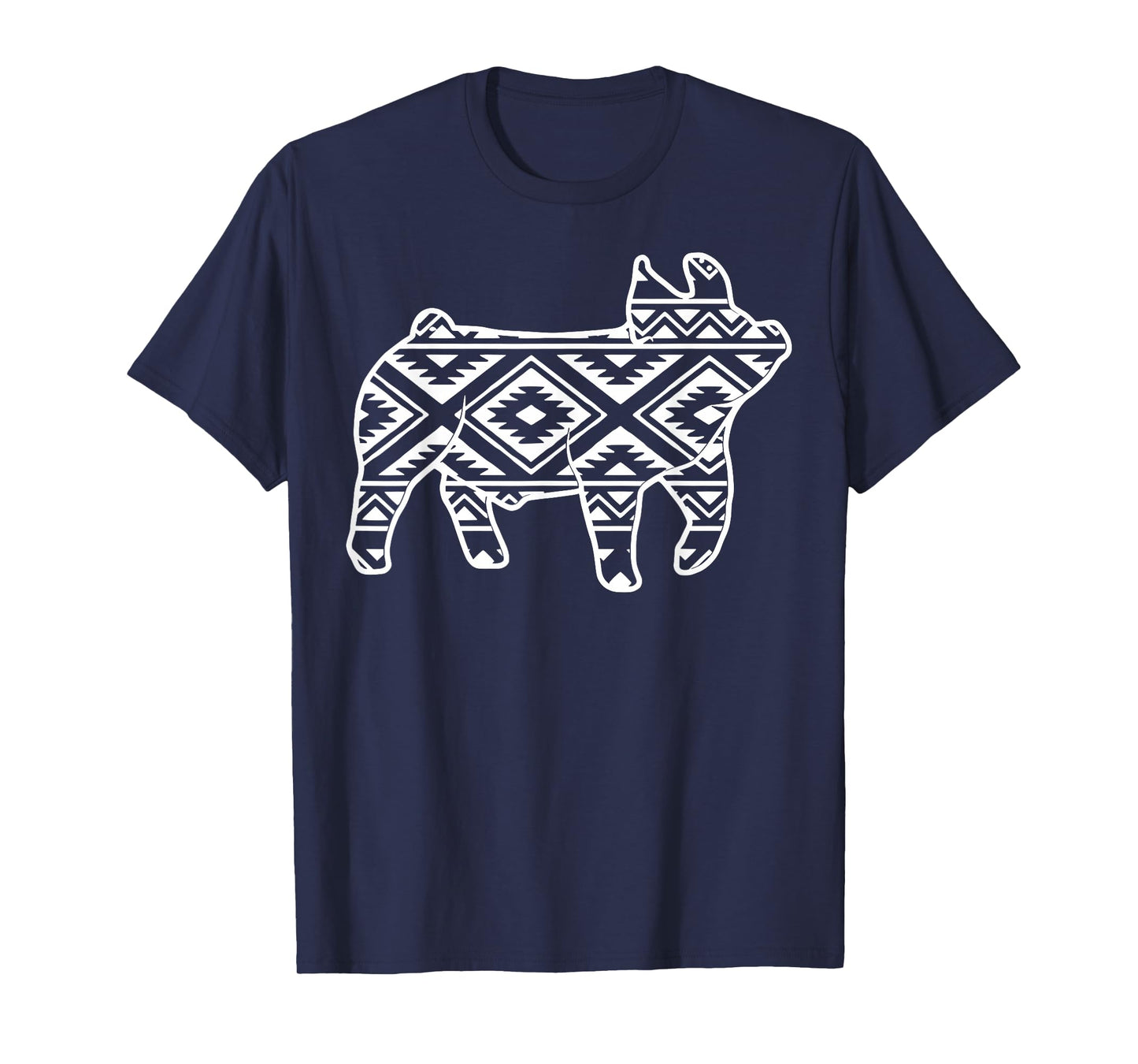 Aztec Show Pig Livestock Pig Breeder Stock Show Mom Pig T-Shirt
