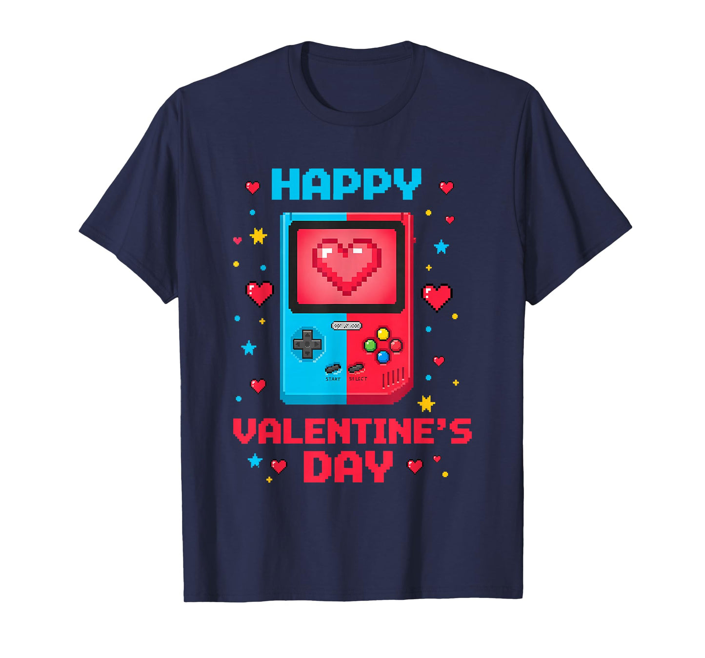 Happy Boys Valentines Day Video Games Men Kids Gamer Gaming T-Shirt