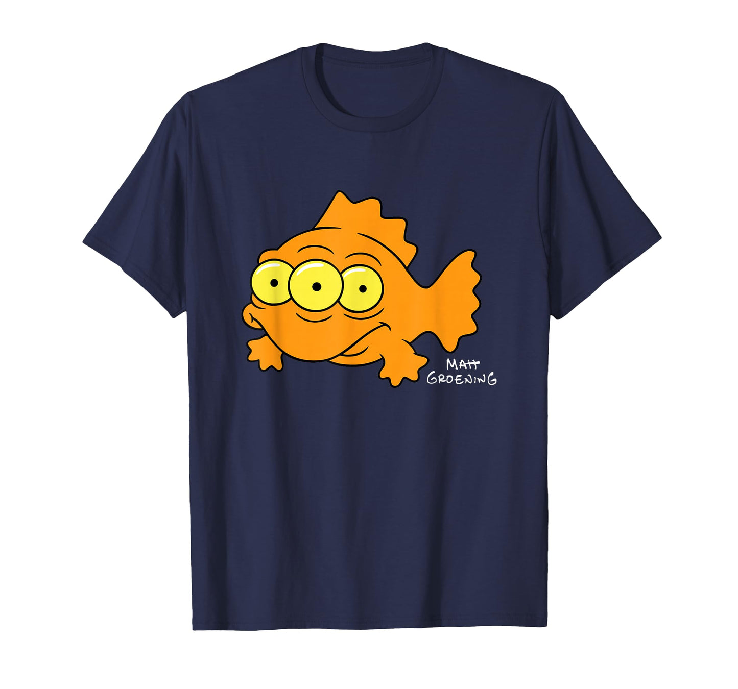 The Simpsons Blinky Three-Eyed Nuclear Fish Center Icon T-Shirt