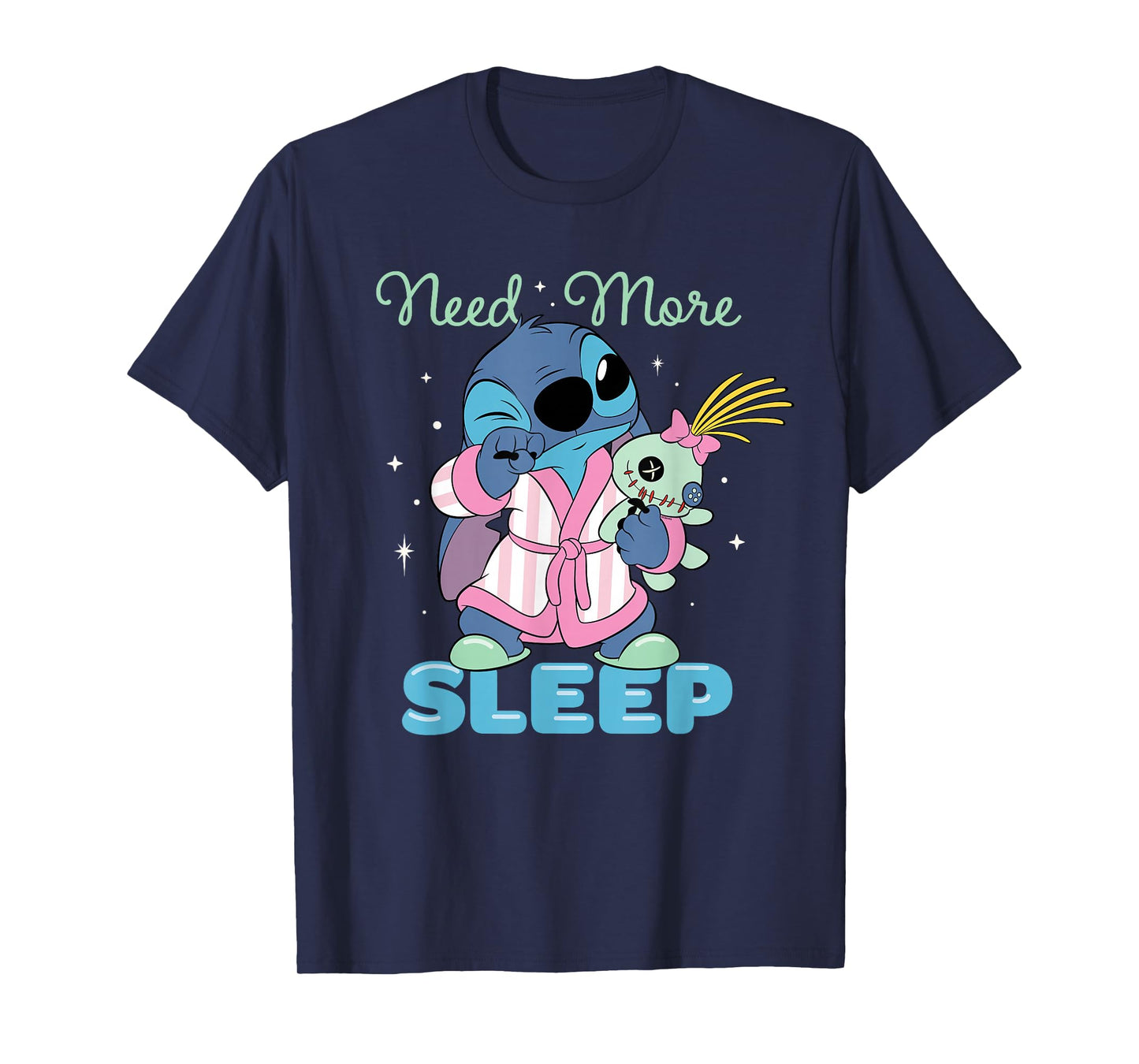Disney Stitch & Scrump Need More Sleep Sleepy Bedtime T-Shirt