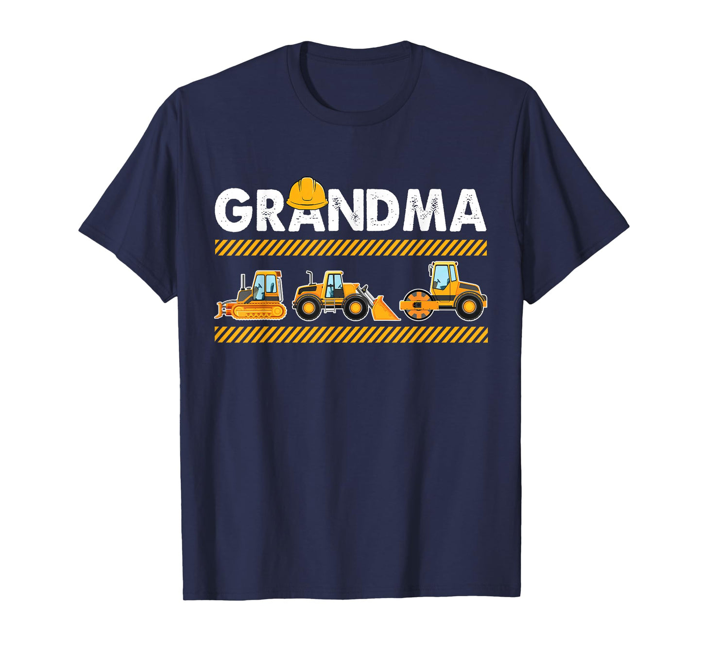 Funny Grandma Construction Excavator Kids Matching Family T-Shirt