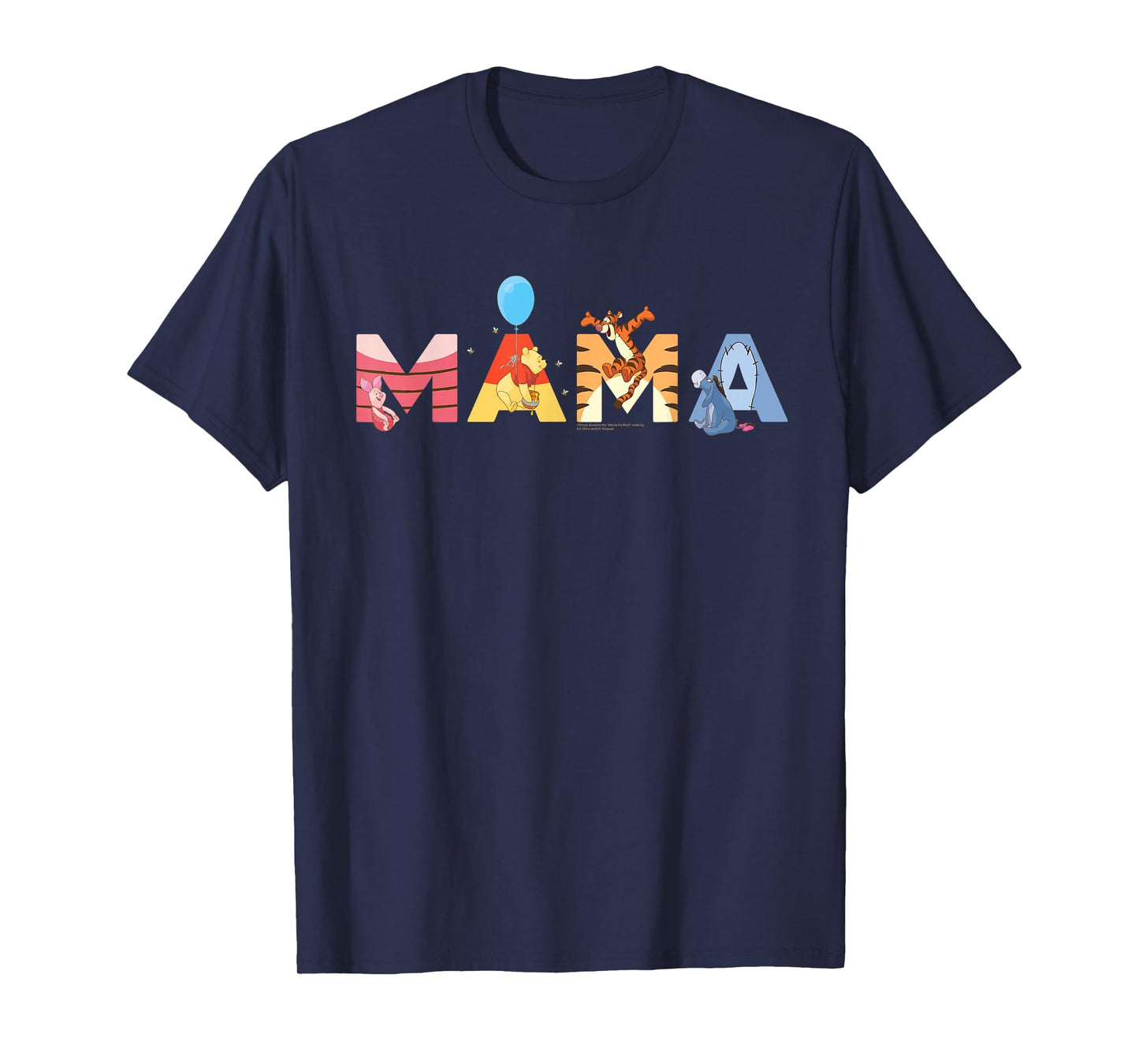 Disney Winnie the Pooh & Friends Mama Mother's Day Birthday T-Shirt
