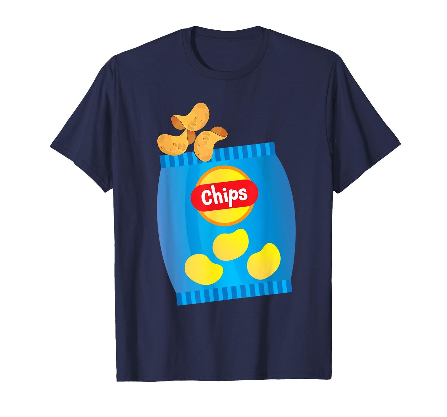 Bag Of Chips Funny Halloween Costume T-Shirt