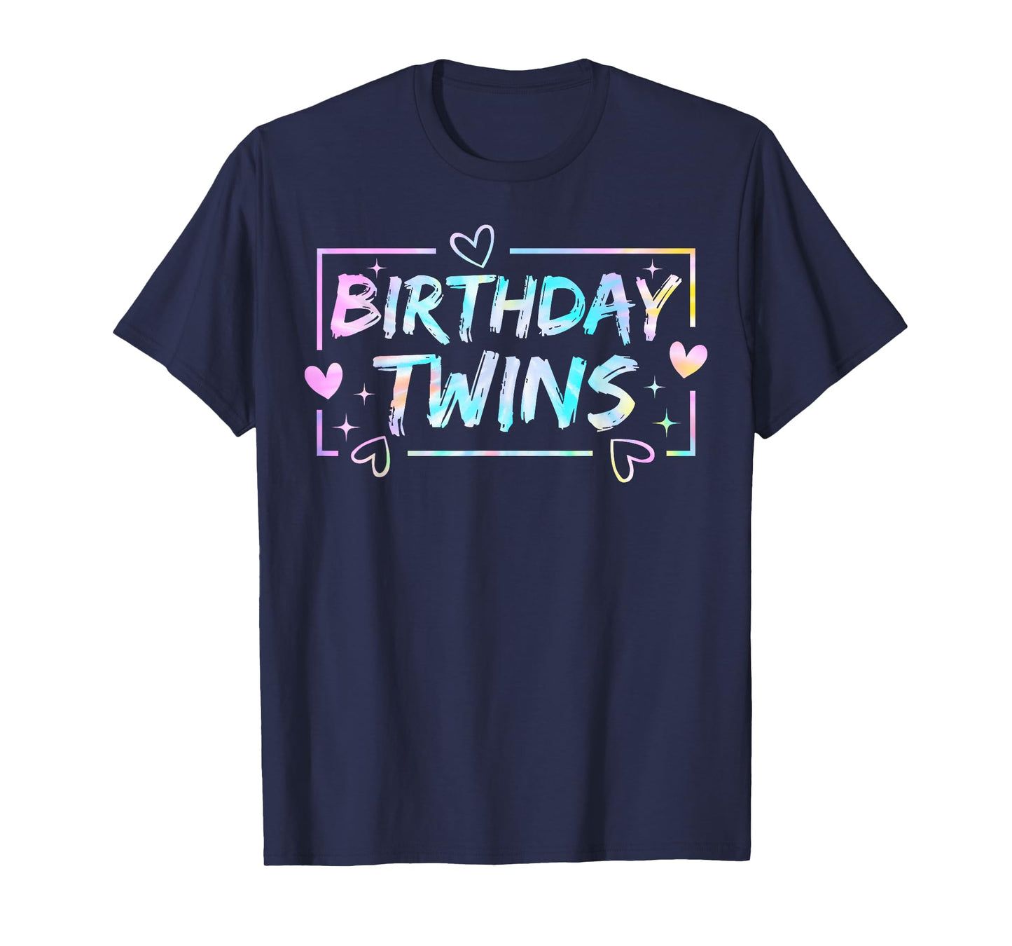 Birthday Twins Retro Matching Twin Birthday Boys Girls T-Shirt