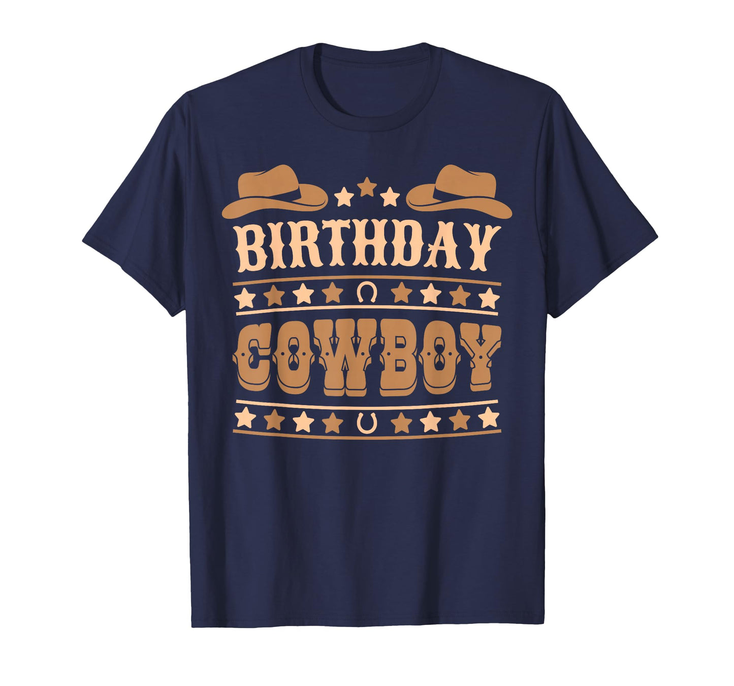 Birthday Cowboy Outfit Cute Western Bday Boys Kids Birthday T-Shirt