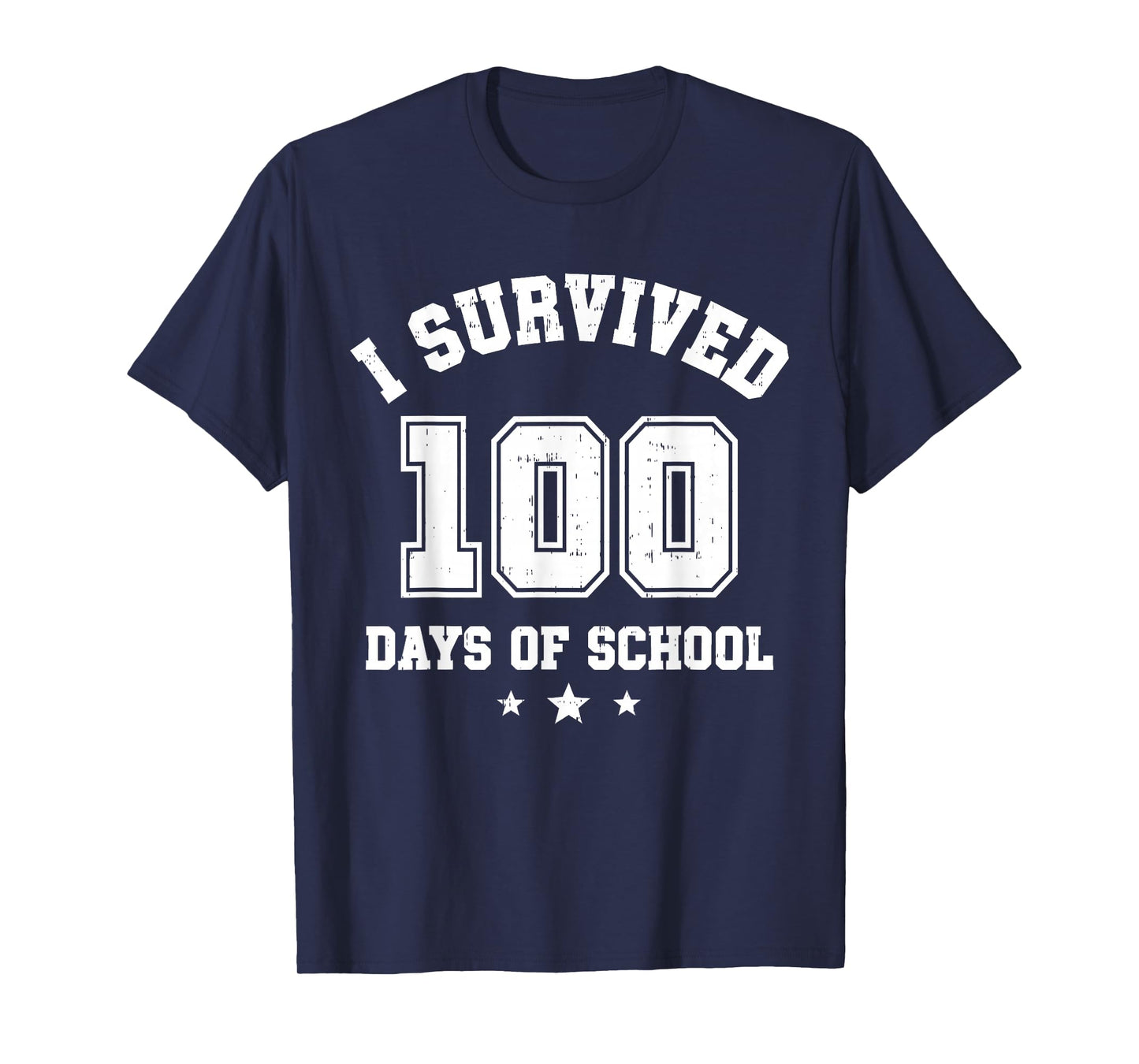 I Survived 100 Days of School Students Teachers 100th Day T-Shirt