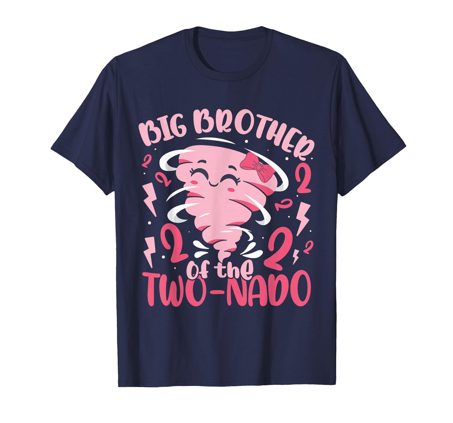 Big Brother of the Two-nado Tornado Theme 2nd Birthday Party T-Shirt