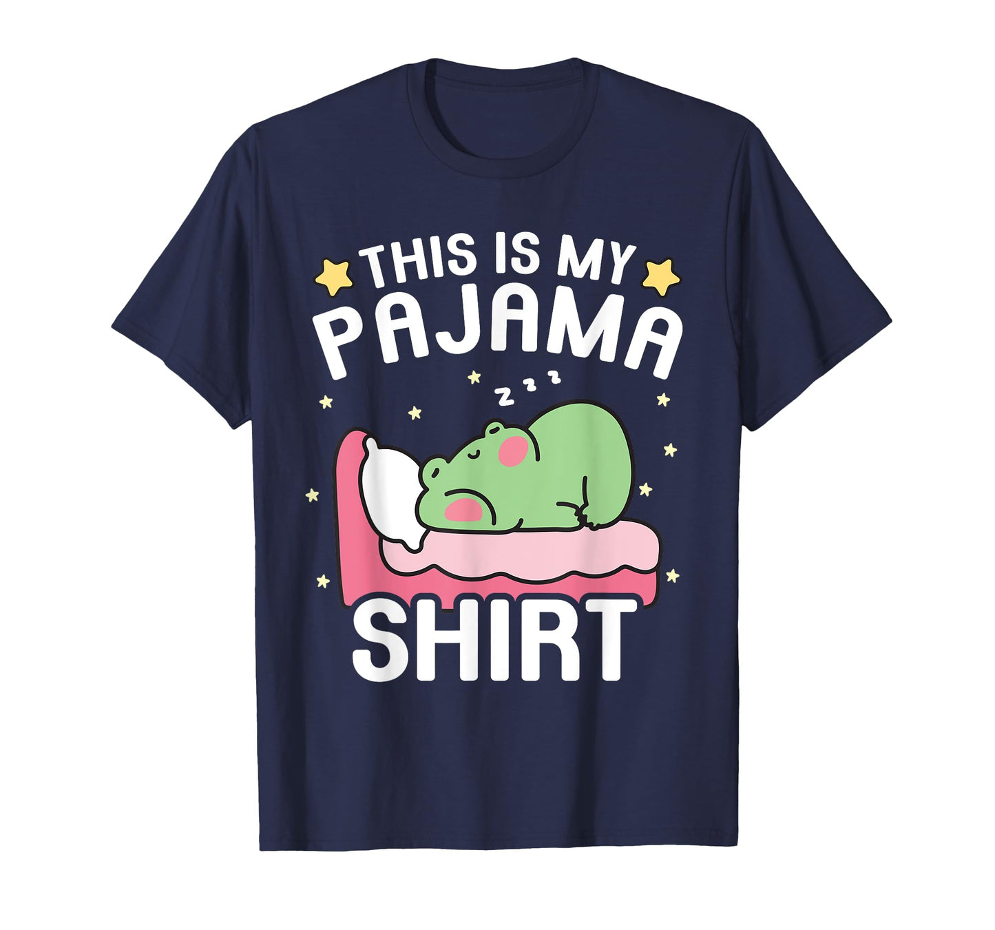 Cute PJ Teen Boys Girls PJs Funny Frog PJs This Is My Pajama T-Shirt