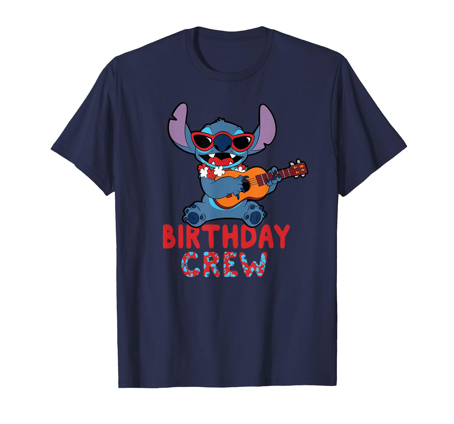 Disney Lilo & Stitch Tropical Birthday Crew Party Matching T-Shirt