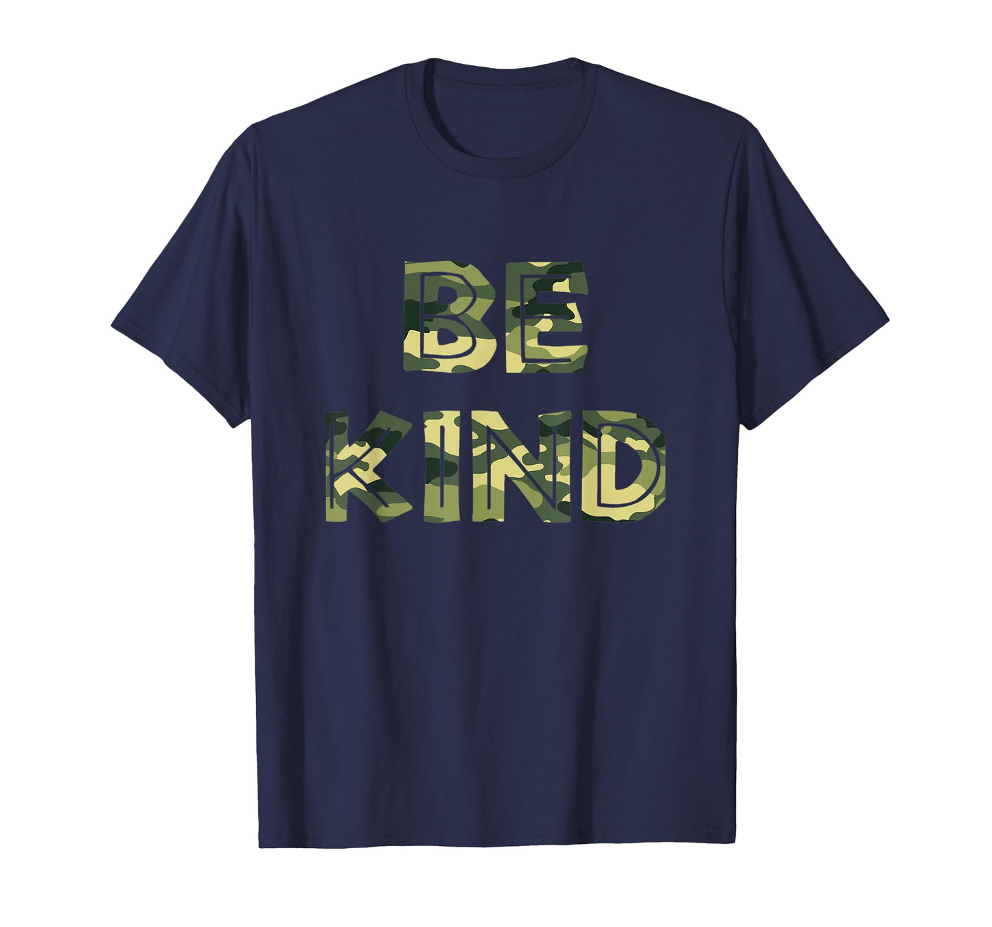 Be Kind Camo Military Anti-bullying T-Shirt