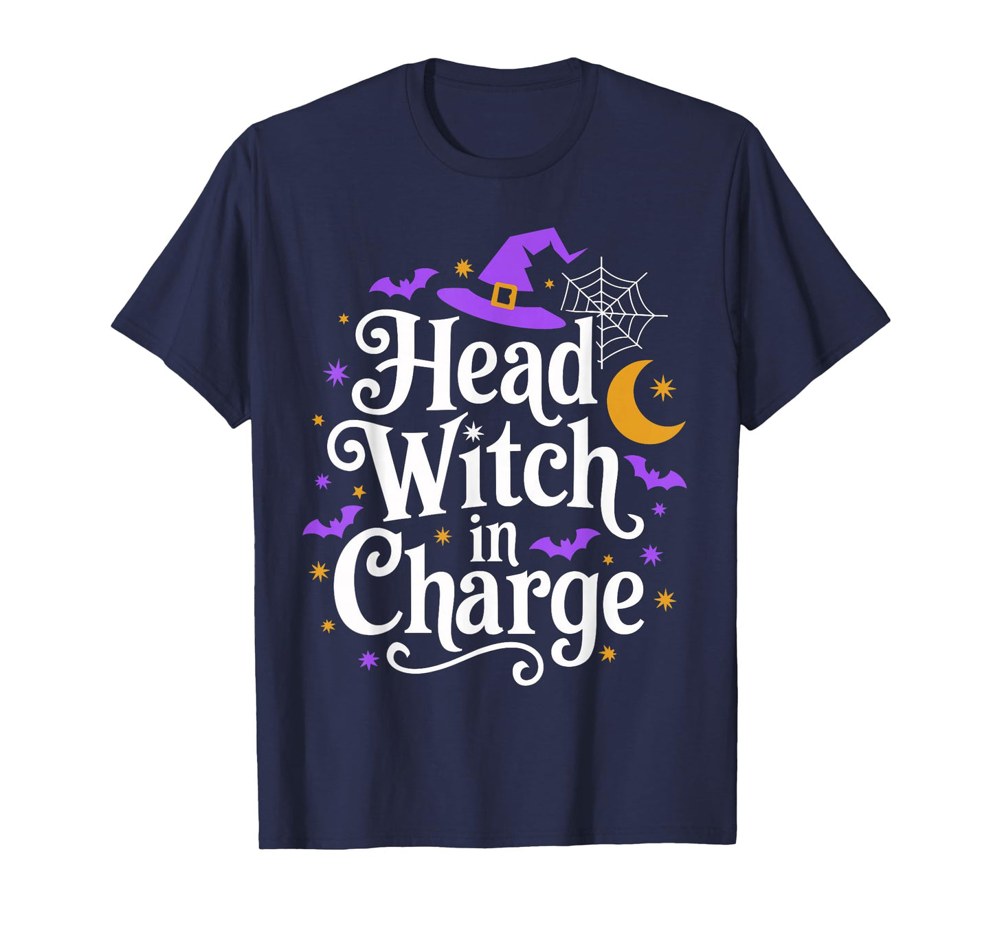 Head Witch In Charge Funny Halloween Costume for Witches T-Shirt