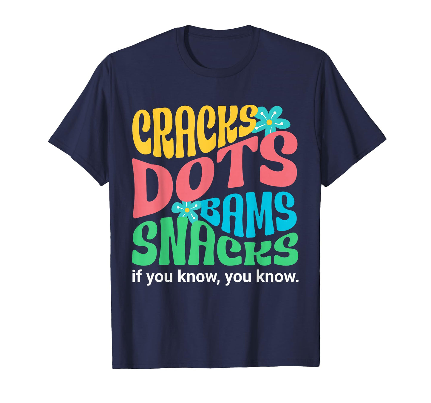 Retro Mahjong Cracks Dots Bams Snacks, Women Groovy Floral T-Shirt