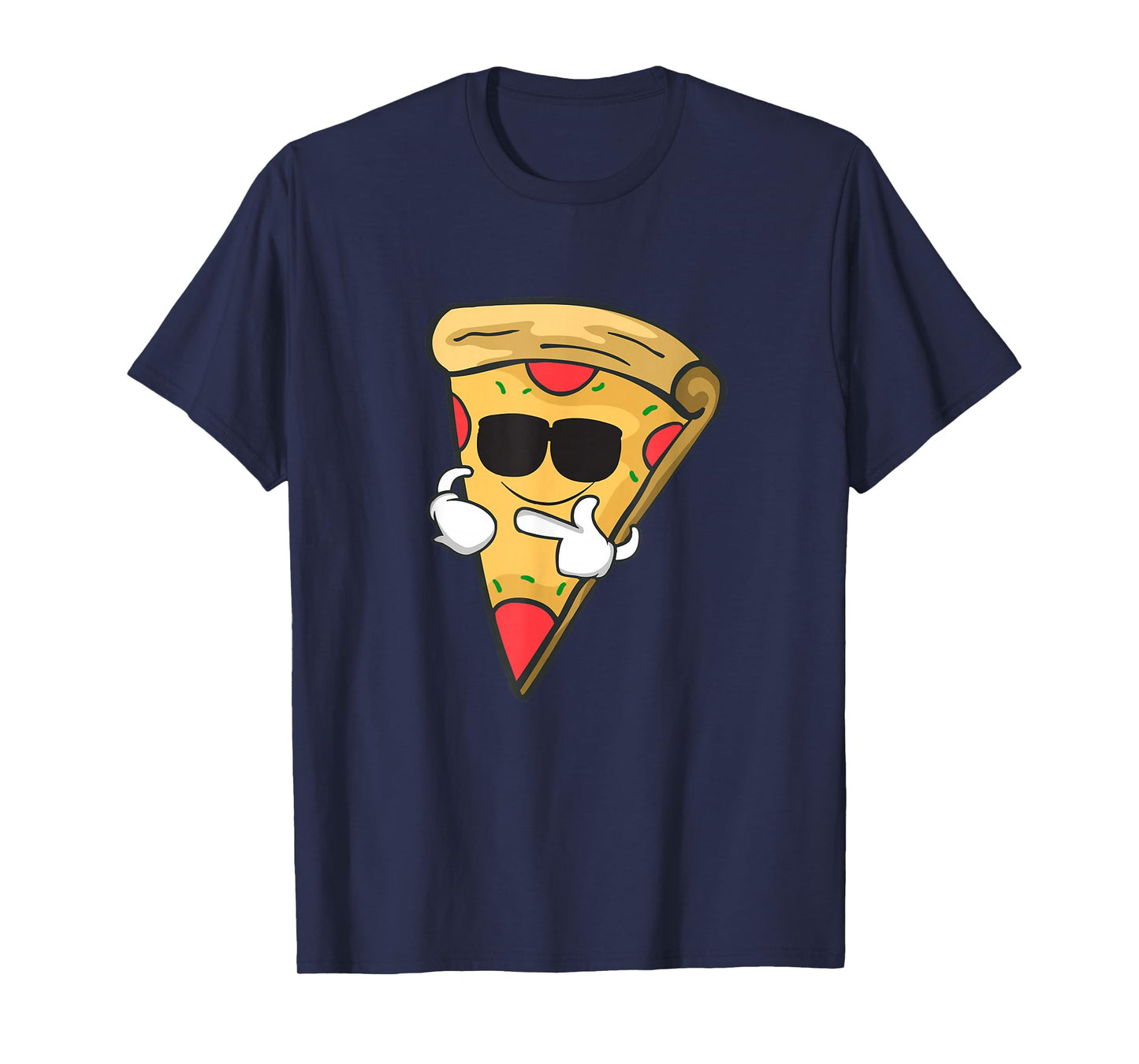 Cool Sunglasses Pizza T Shirt Gift Boys Girls Women Men T-Shirt