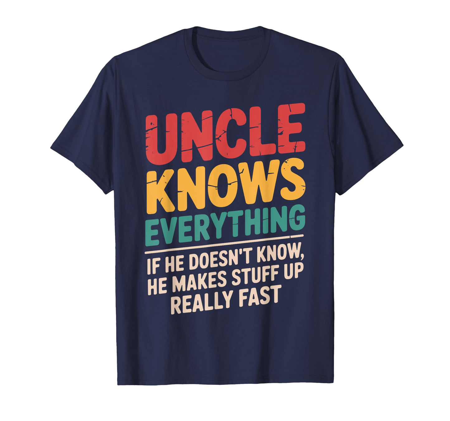 Cool Uncle Design For Uncle Men From Nephew Niece New Uncle T-Shirt
