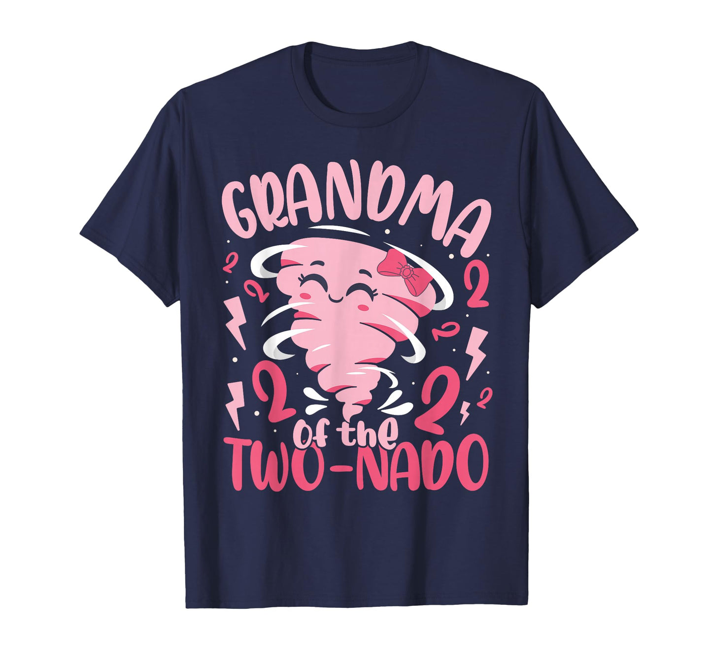 Grandma of the Two-nado Tornado Theme 2nd Birthday Party T-Shirt