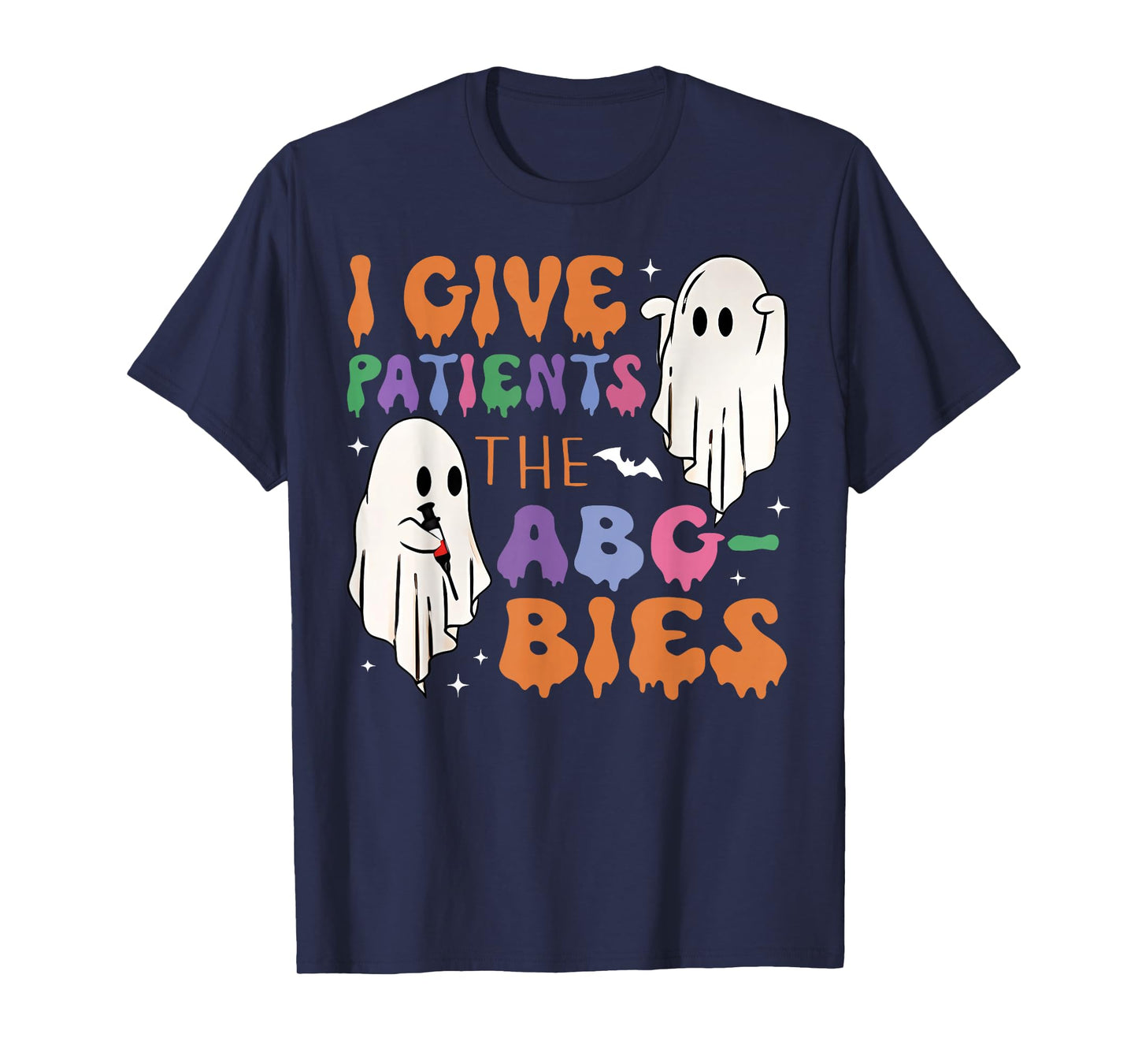 I Give Patients the ABG-bies Cute Ghost Halloween ICU Nurse T-Shirt