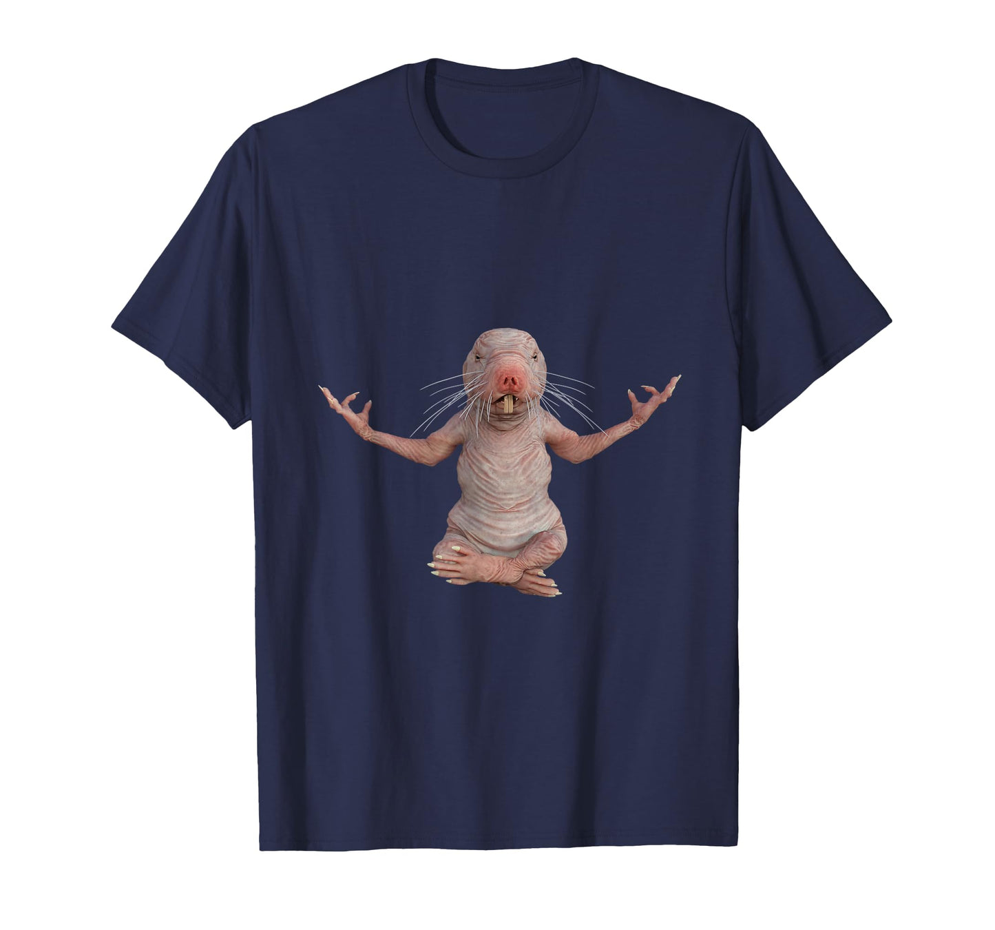 Funny Naked Mole-Rat Zookeeper Yoga Animal Lover Mole Rat T-Shirt