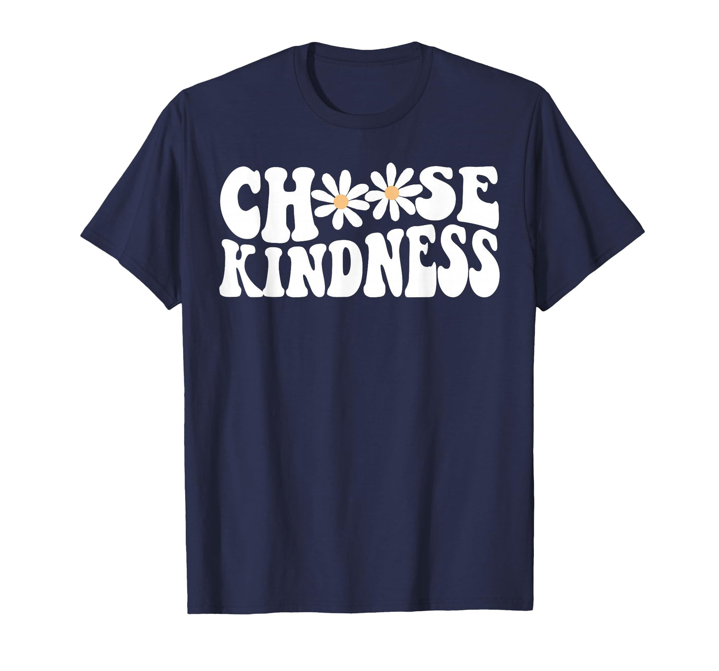 Choose Kindness Daisy Be Kind Orange Unity Day Teacher Kids T-Shirt