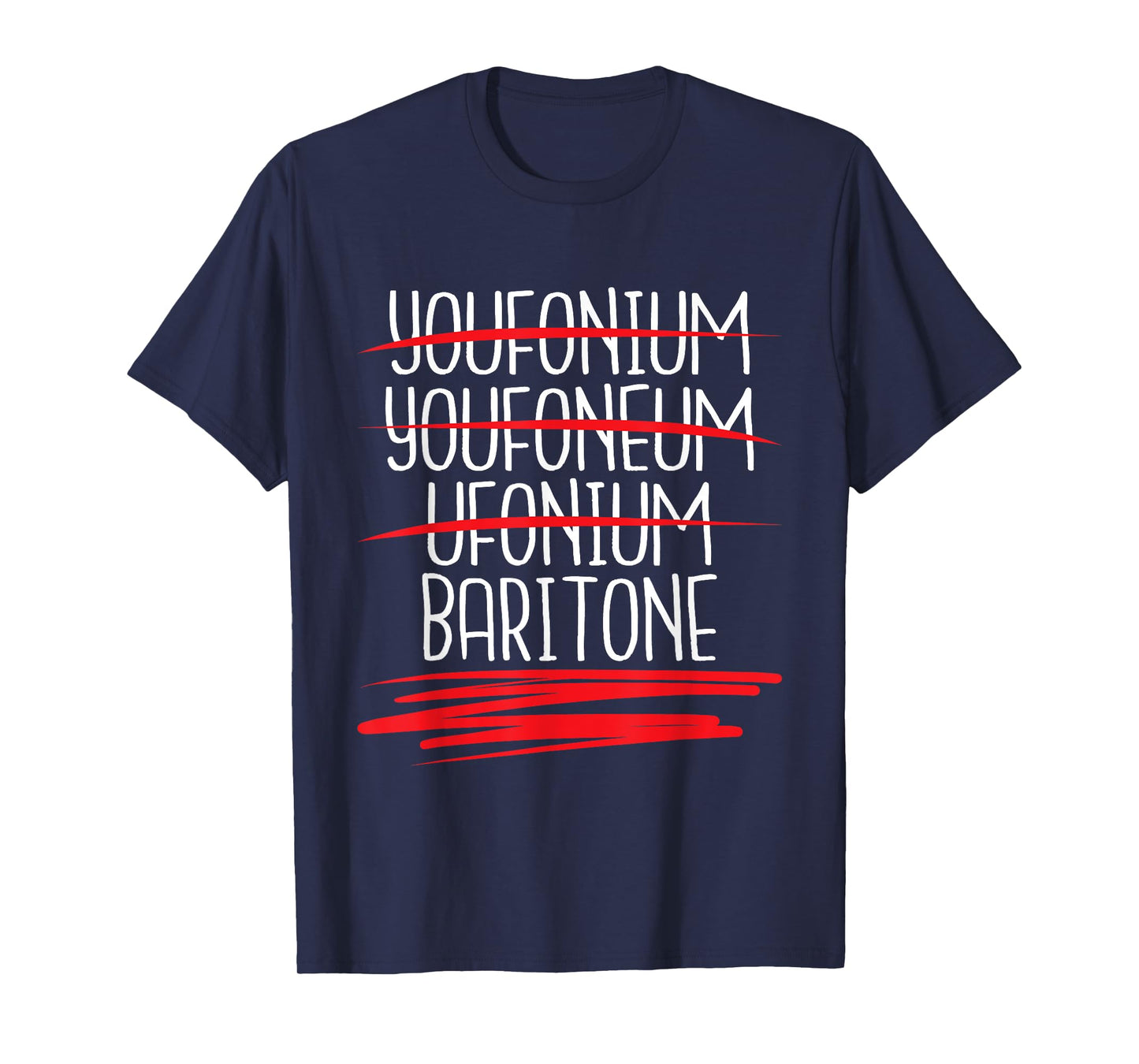 Baritone - Euphonium Lover Horn Player Marching Band Player T-Shirt