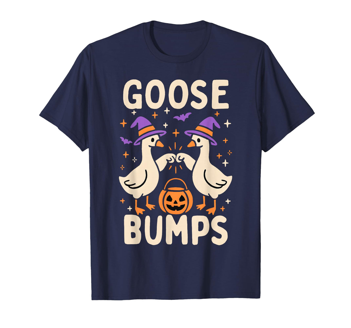 Goose Bumps Goosebumps Halloween Silly Meme Funny Fist Bump T-Shirt