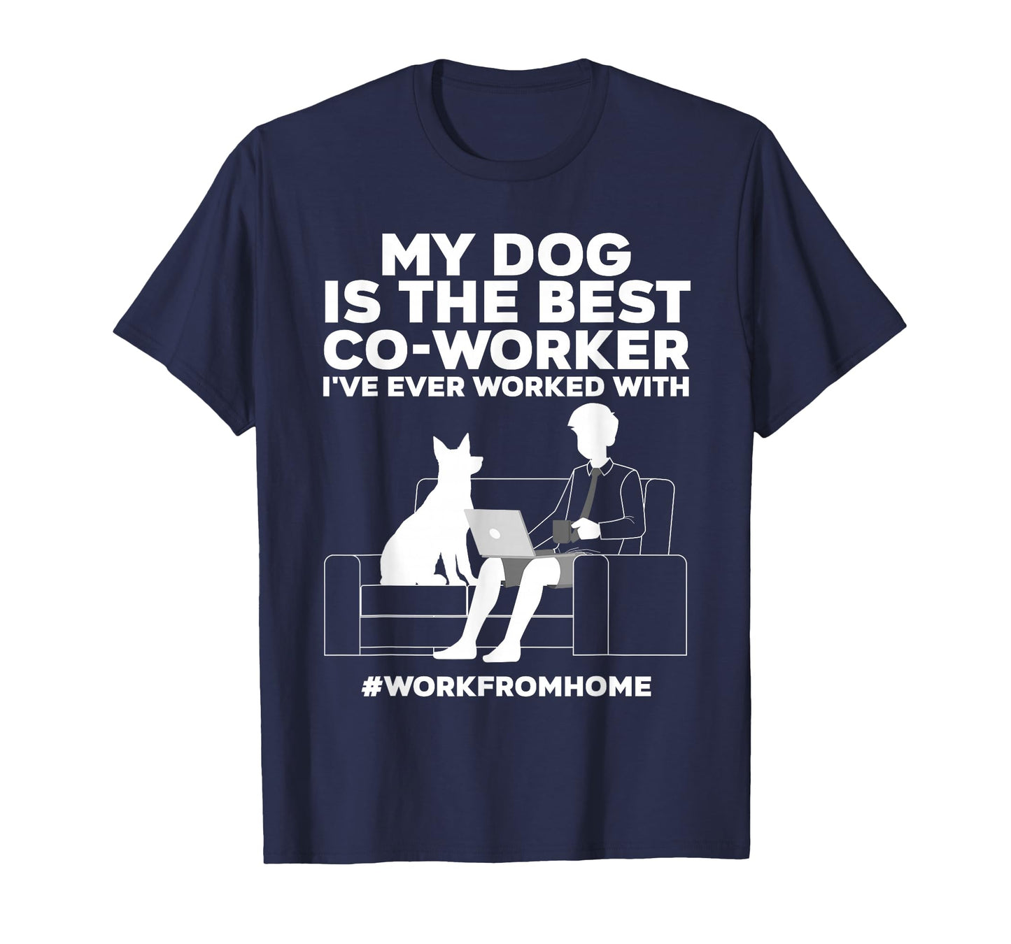 Cool Work From Home Art For Men Women WFH Working From Home T-Shirt