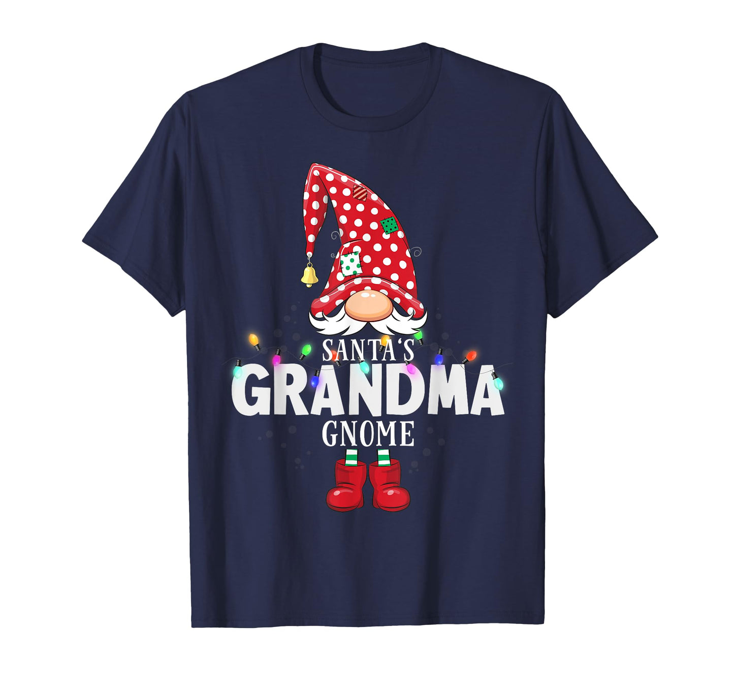 X-Mas Santa's Grandma Gnome Christmas Matching T-Shirt