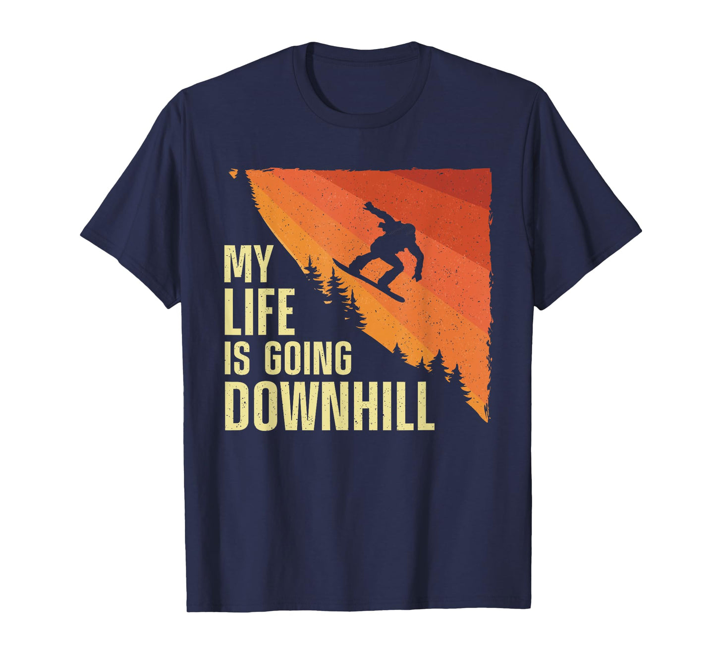 Cool Snowboarding Art For Men Women Snowboard Snowboarder T-Shirt