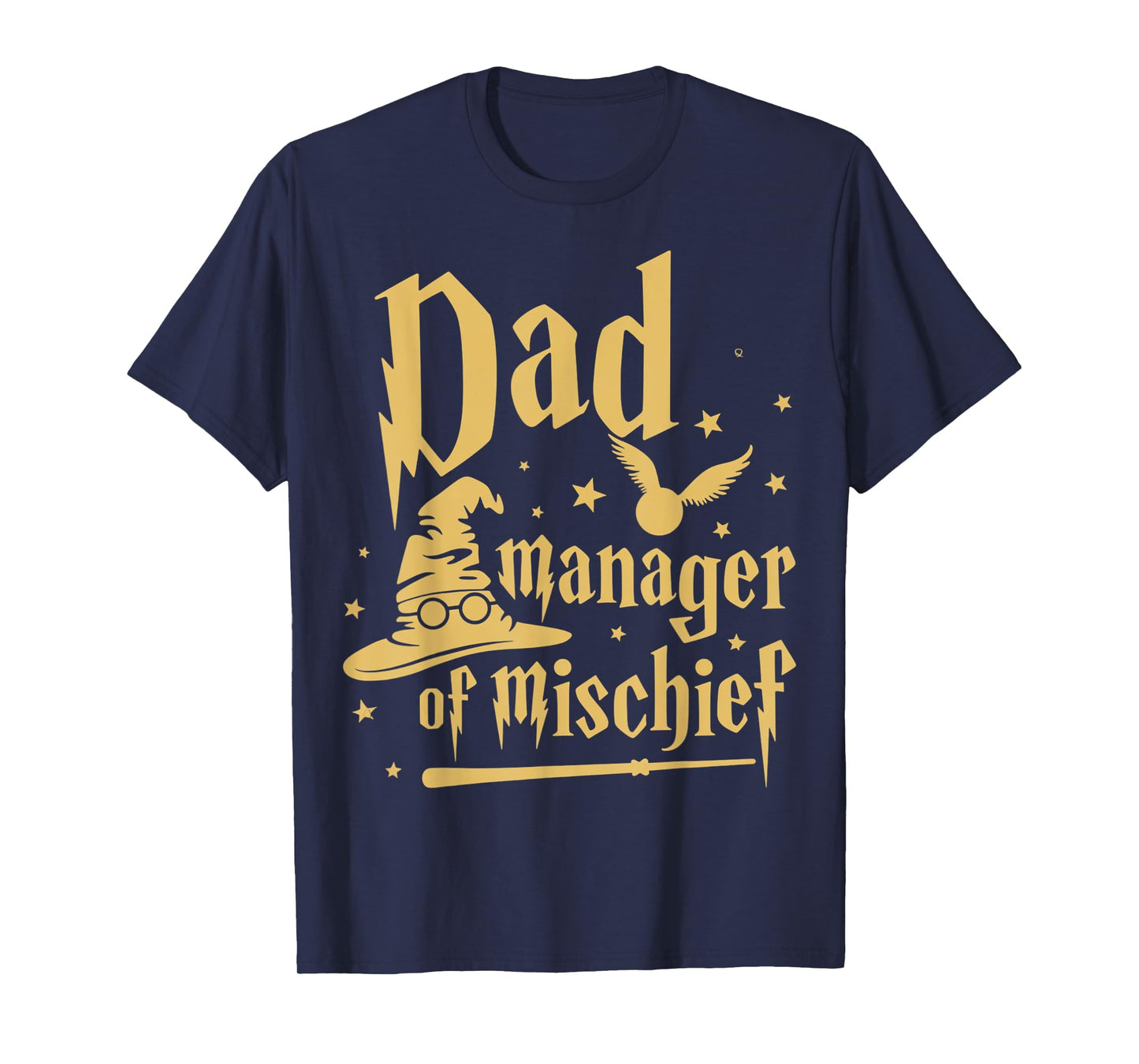 Magical Dad Manager of Mischief Birthday Family Matching T-Shirt