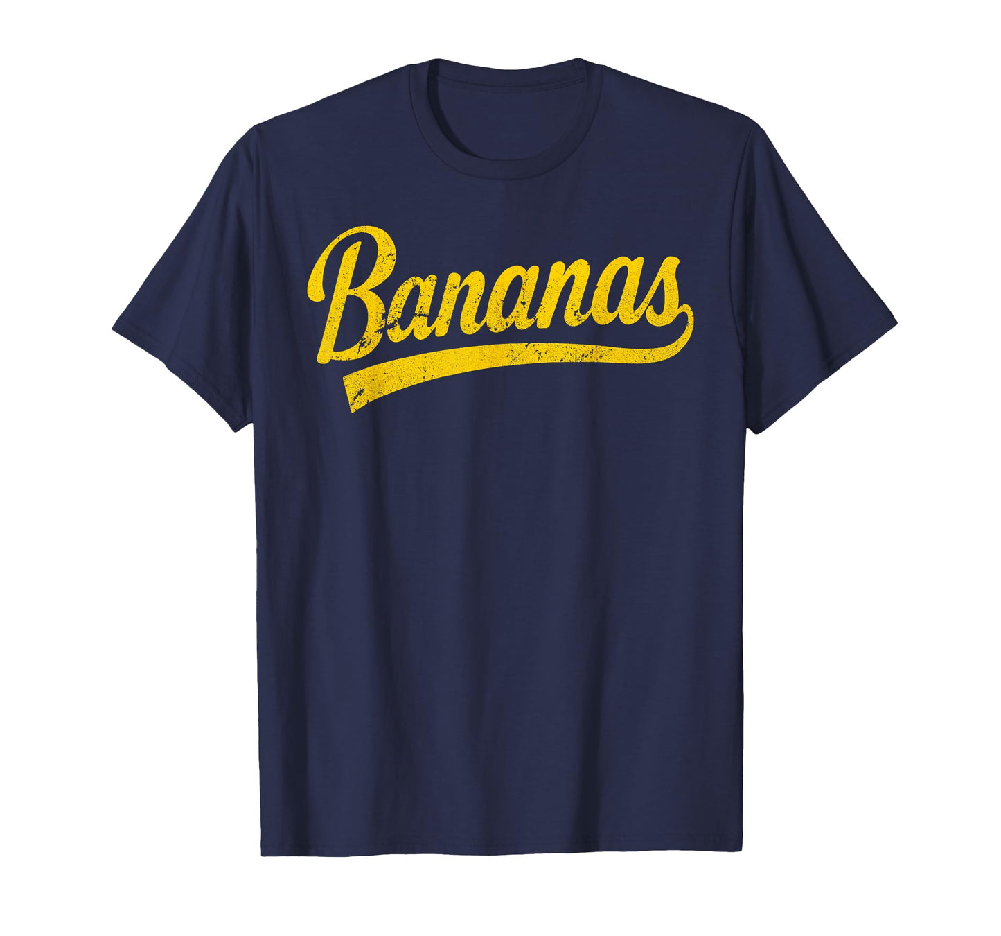 Bananas School Sports Fan Team Spirit Name Design T-Shirt