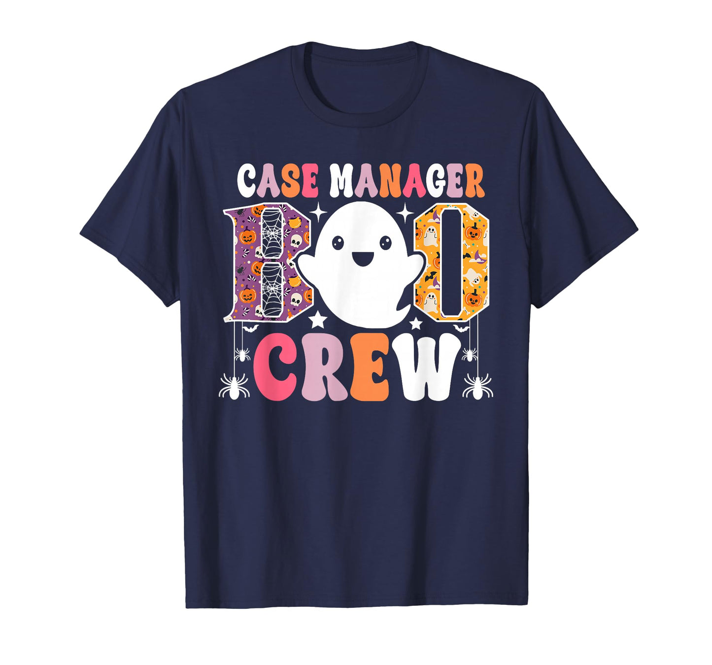 Case Manager Boo Crew Funny Ghost Halloween Costume T-Shirt
