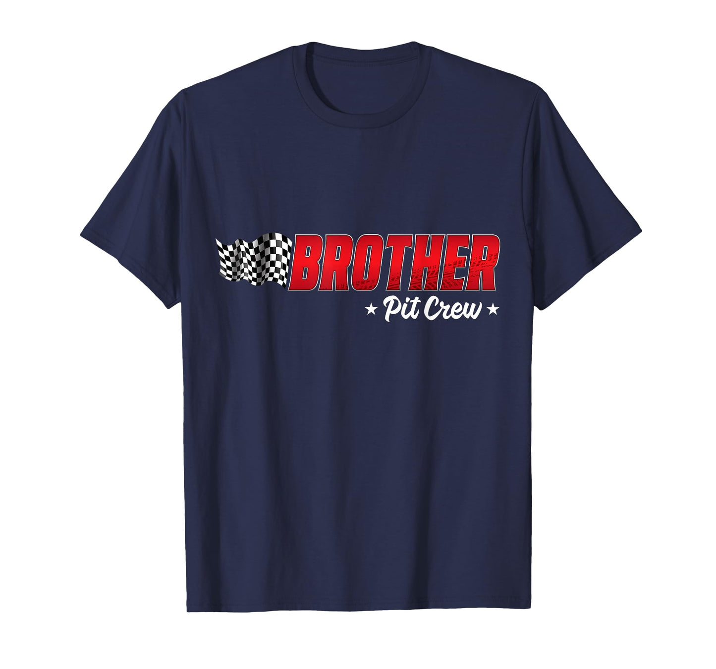 Brother Pit Crew Race Car Birthday Family Racing Boys T-Shirt