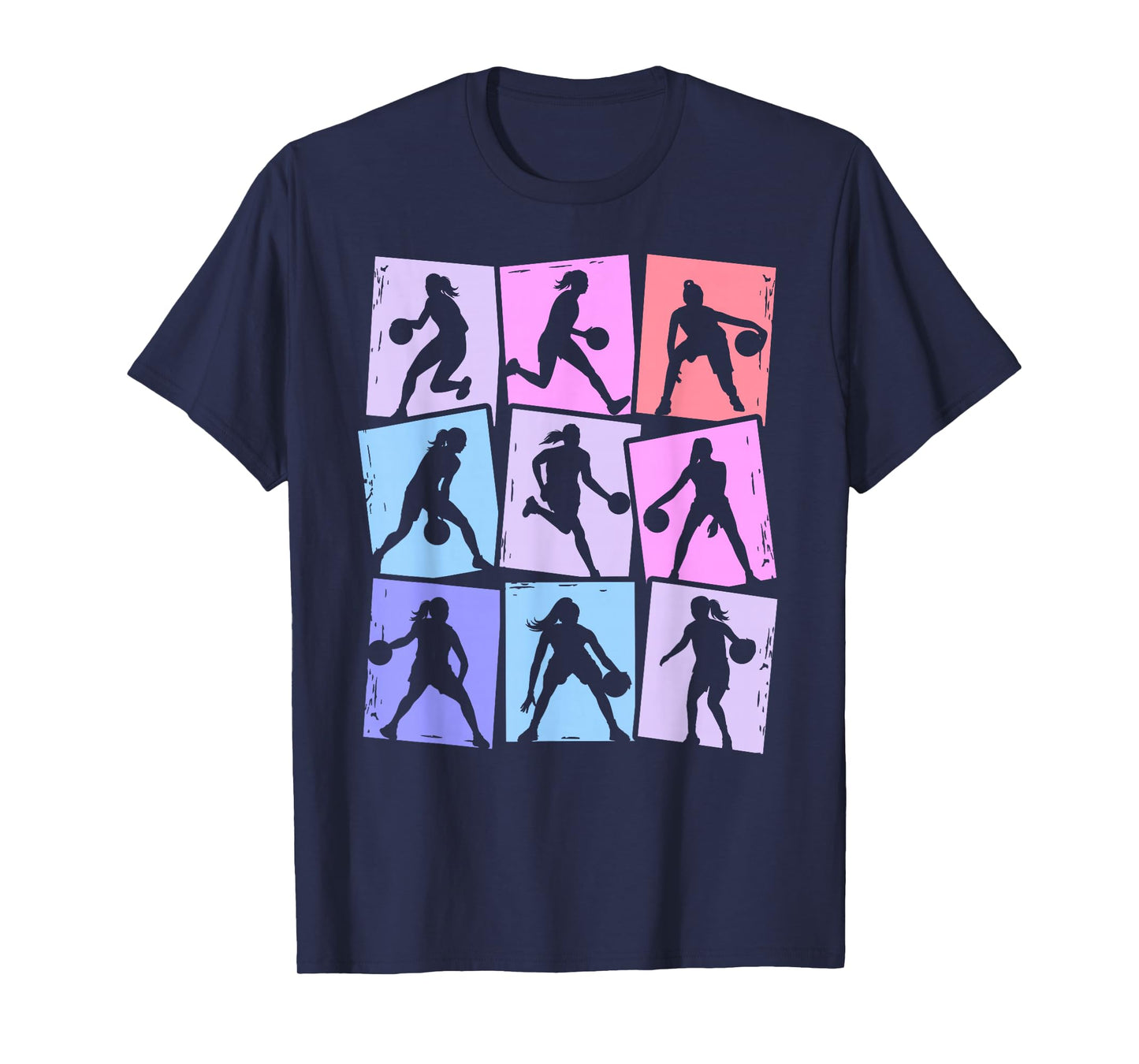 Basketball Player Kids Women Girls T-Shirt