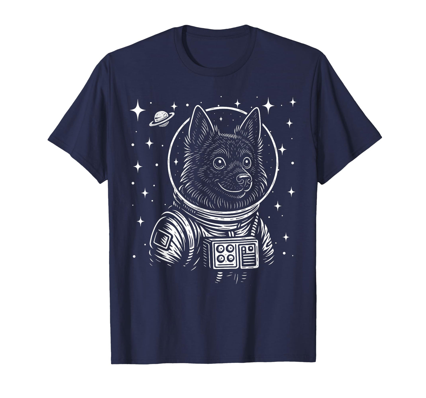 Astronaut Schipperke Space Galaxy Dog Lovers T-Shirt