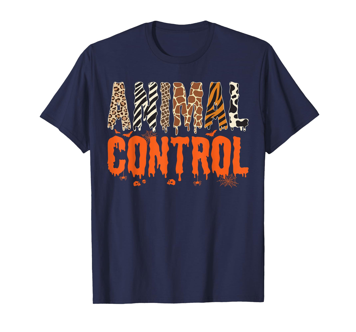 Animal Control Funny Halloween Costume Matching Zoo Party T-Shirt