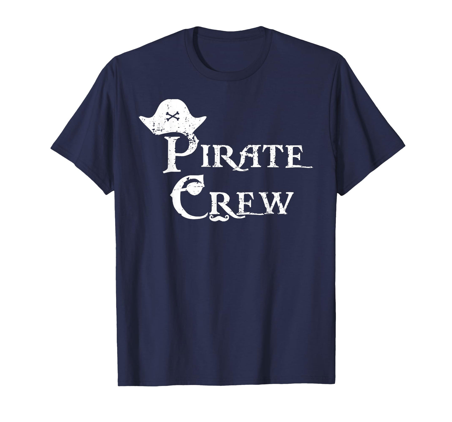 Pirate Crew Funny Halloween Costume Party Men Boys T-Shirt