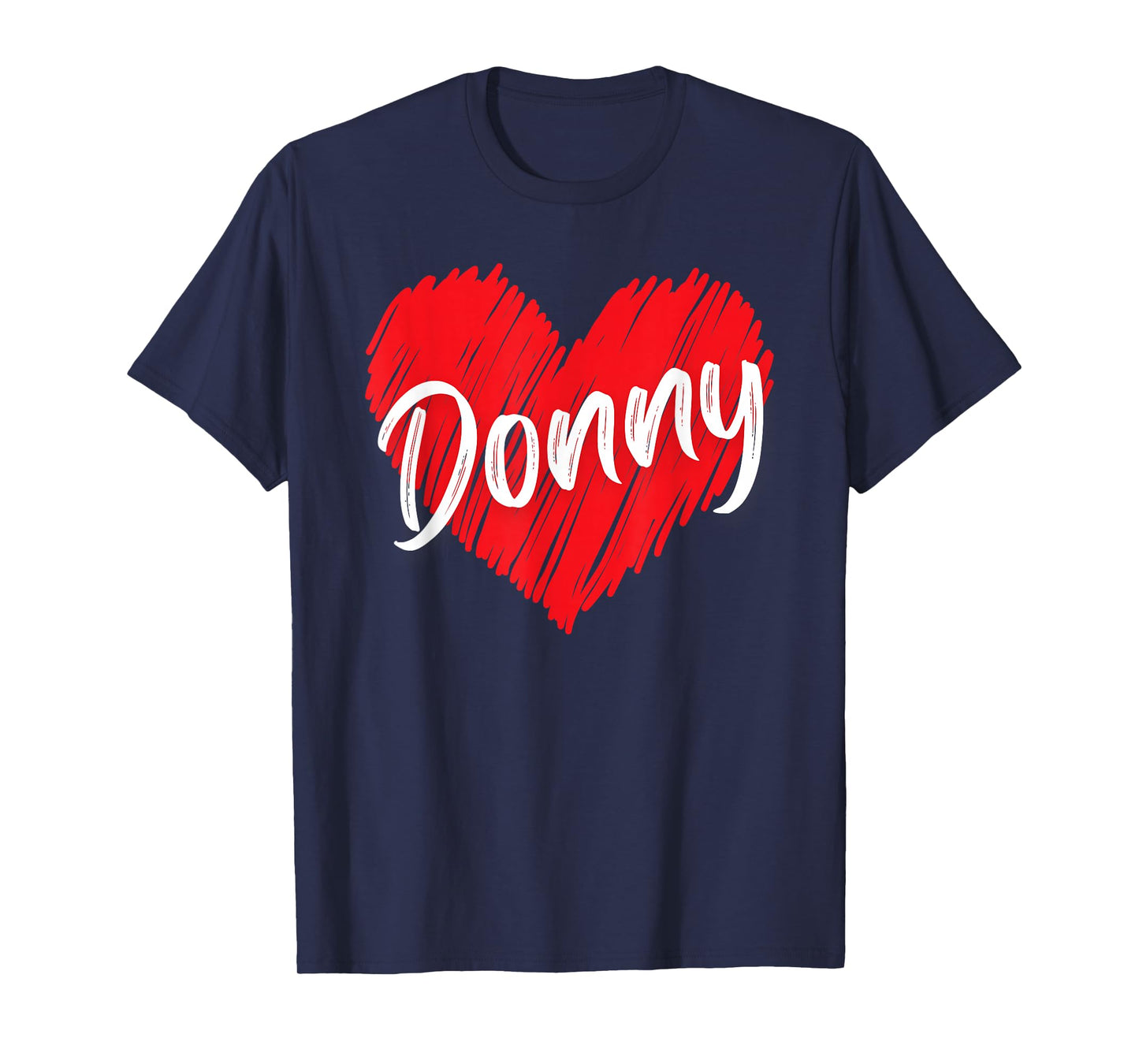 Donny Personalized Name I Love Donny Heart Vintage T-Shirt