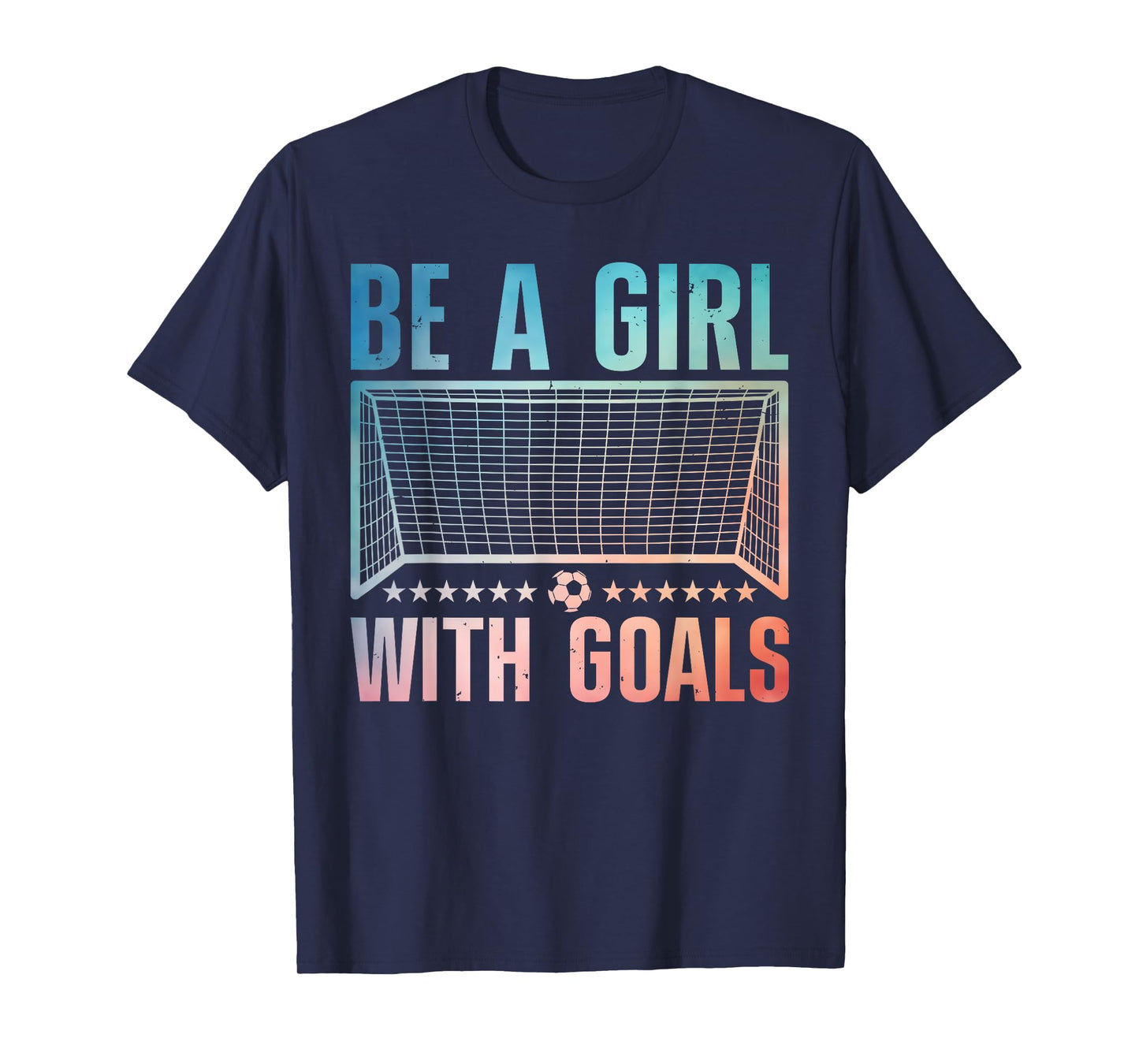 Funny Soccer Art For Women Girls Soccer Player Soccer Lover T-Shirt
