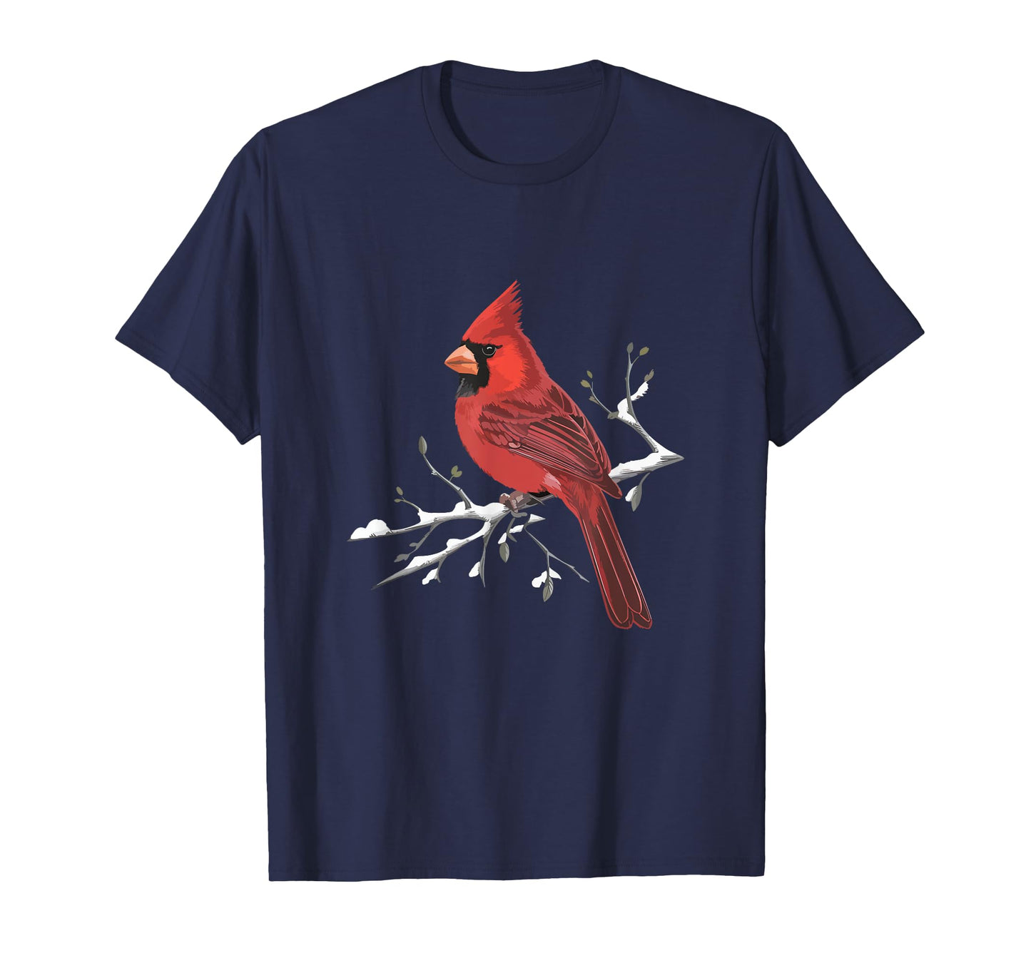 Majestic Red Cardinal Birdwatching Birdwatcher Bird Lover T-Shirt