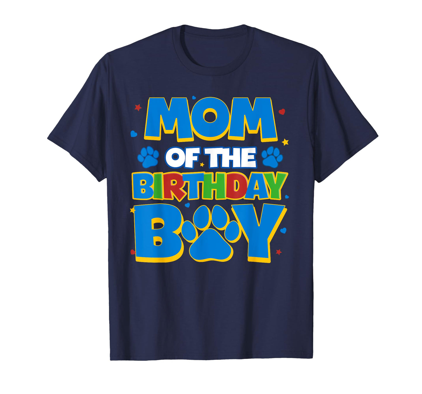 Funny Family Matching Party Shirt Mom Of The Birthday Boy T-Shirt