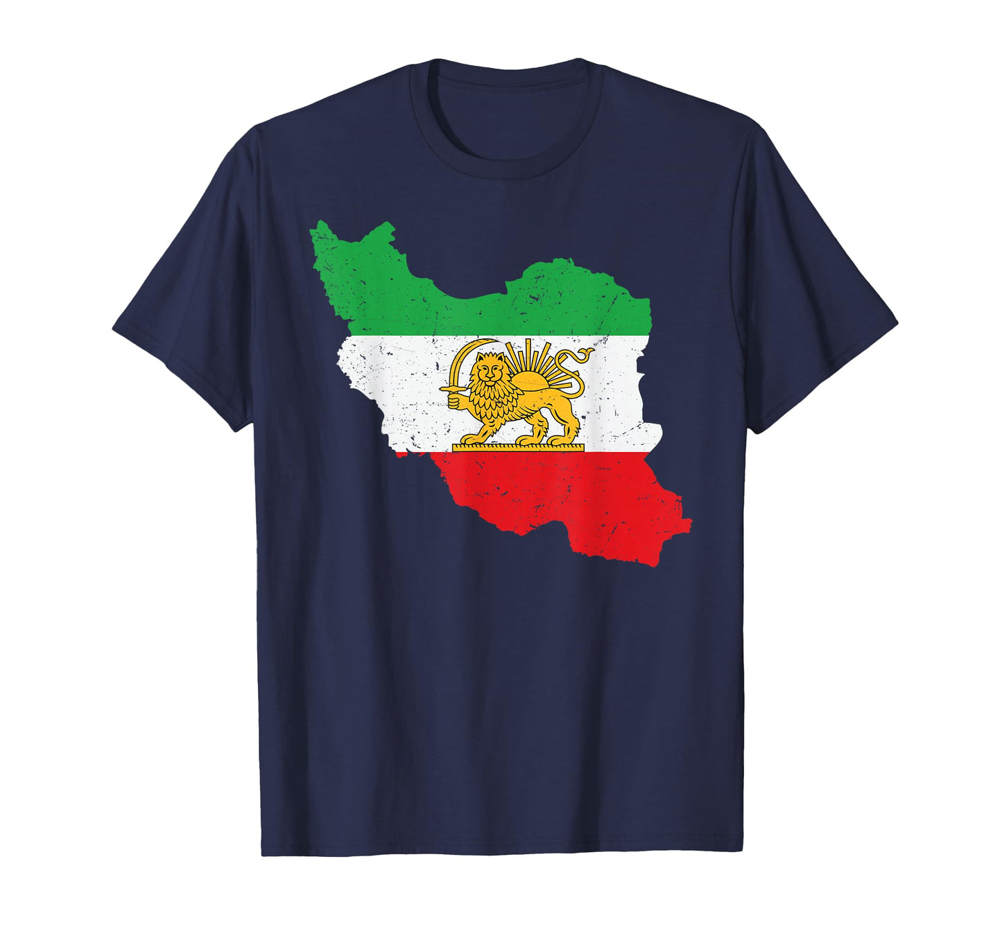 Shir o Khorshid Lion and Sun Iran Flag Persia Men Women Kids T-Shirt