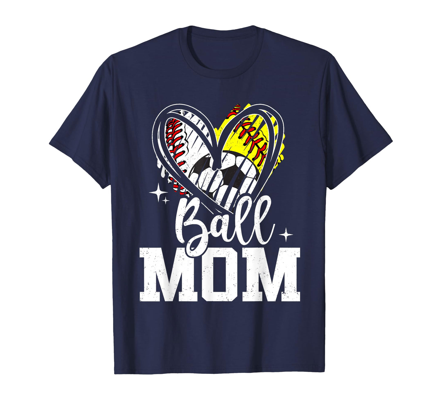 Ball Mom Baseball Softball Soccer Mom T-Shirt