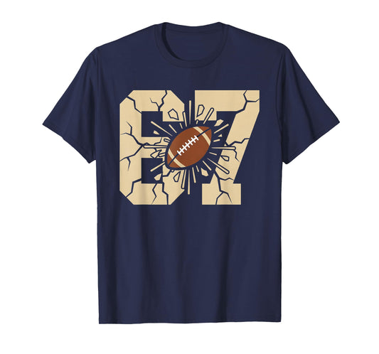 67 Football Six Seven 6 7 Meme - Funny 6-7 Drip American T-Shirt