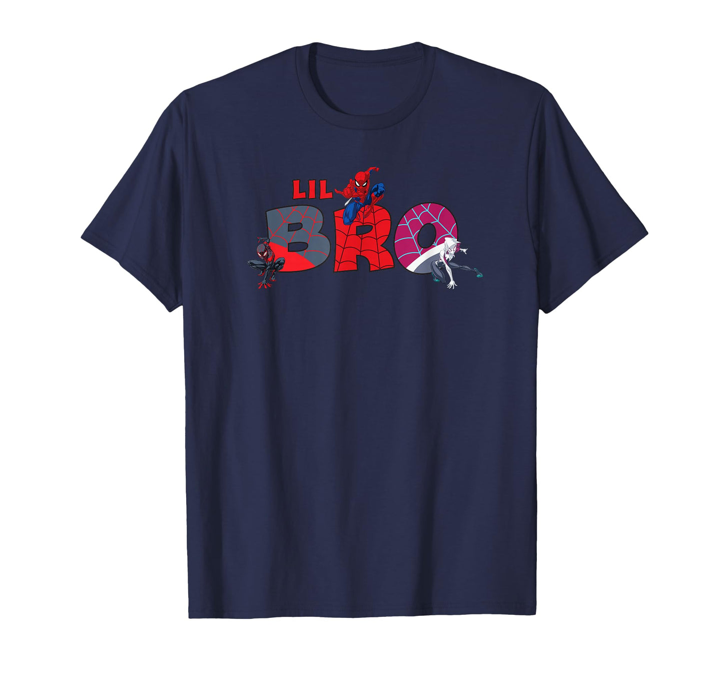 Marvel Spider-Man Trio Lil Bro Brother Family Trip Matching T-Shirt