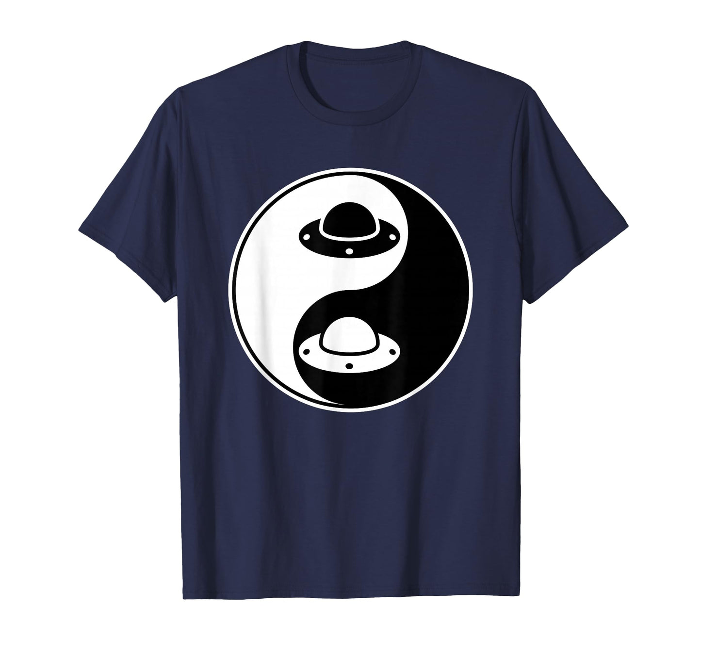Yin Yang - Alien Ufo Paranormal - Buddhist Zhen Spiritual T-Shirt