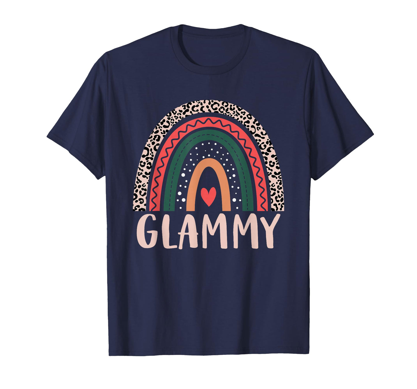 Glammy Rainbow Grandma Grandmother Women Mothers Day Glammy T-Shirt