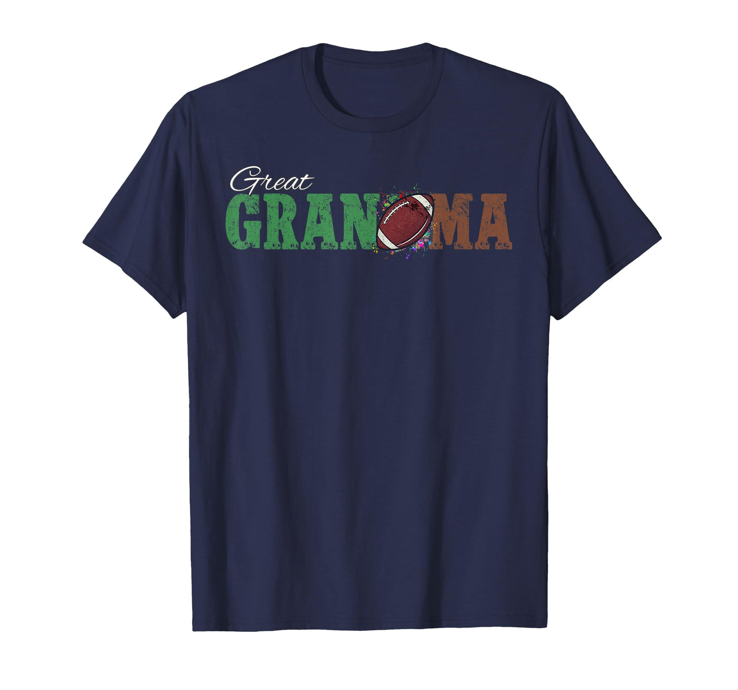 Football Grandma 1st Birthday T-Shirt