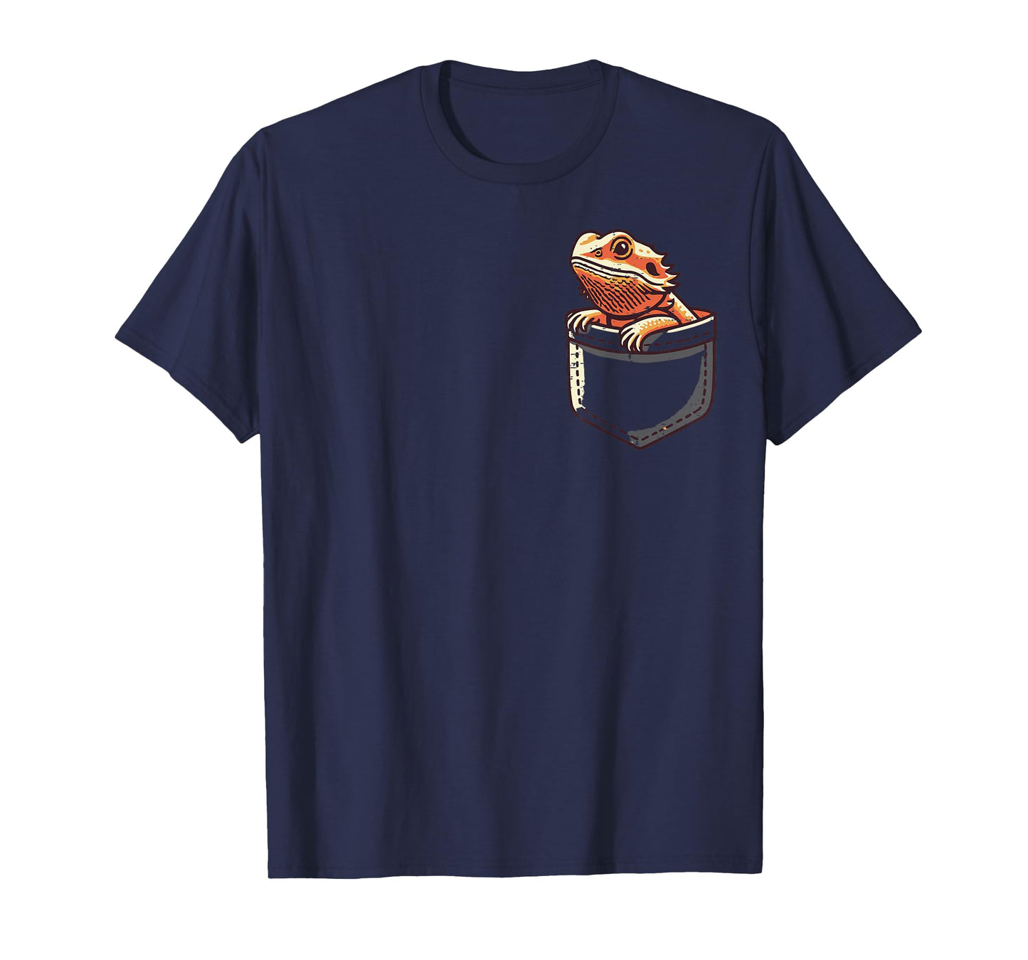 Bearded Dragon Pocket Beardie Lover Reptile Men Women Kids T-Shirt