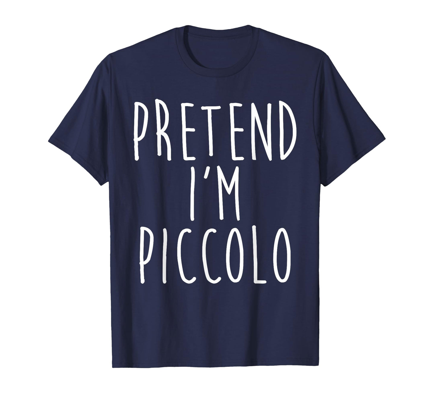 Pretend I'm Piccolo Family Lazy Easy Costume Halloween Party T-Shirt
