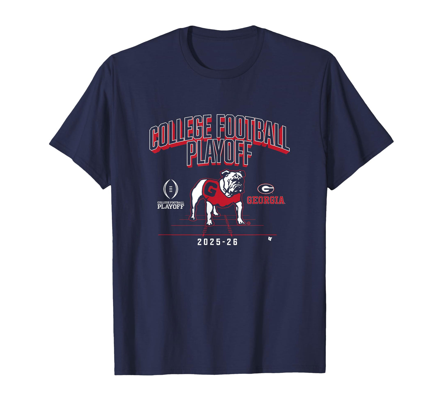 Georgia Bulldogs College Football Playoff Mascot 2025 T-Shirt