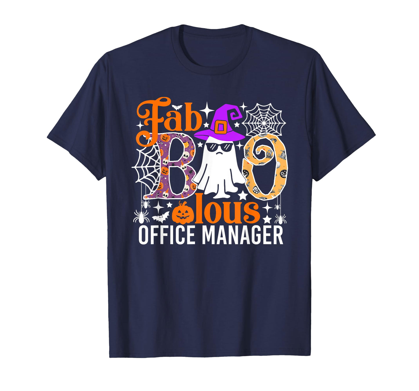 Fab Boo Lous Office Manager Funny Halloween Costume T-Shirt